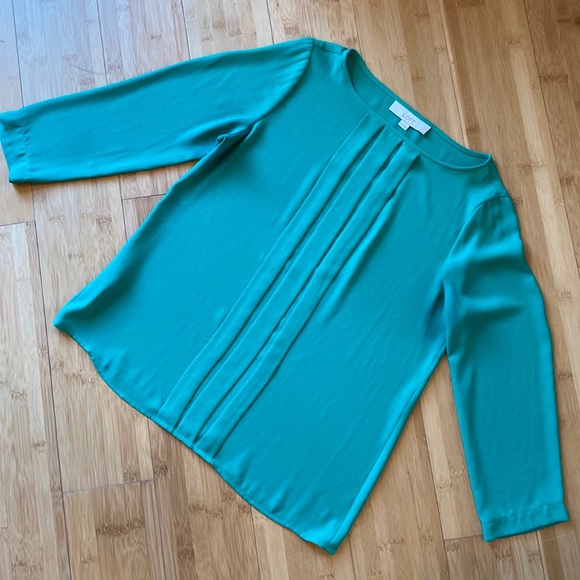 LOFT Green Long Sleeve Blouse / Top | Size XS - Picture 1 of 2